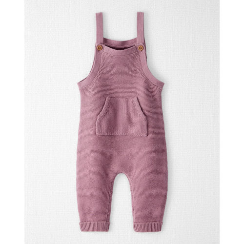 Baby Girl Organic Cotton Sweater Knit Overalls - Little Planet | Carter's