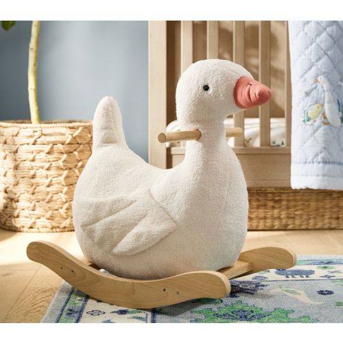 Duckling Plush Nursery Rocker