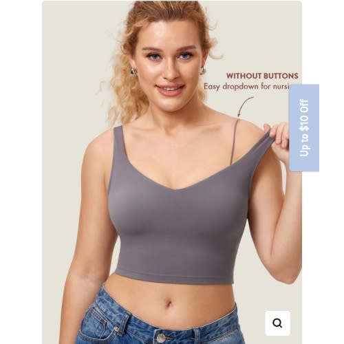 Natrelax® Nursing Crop Tank Top