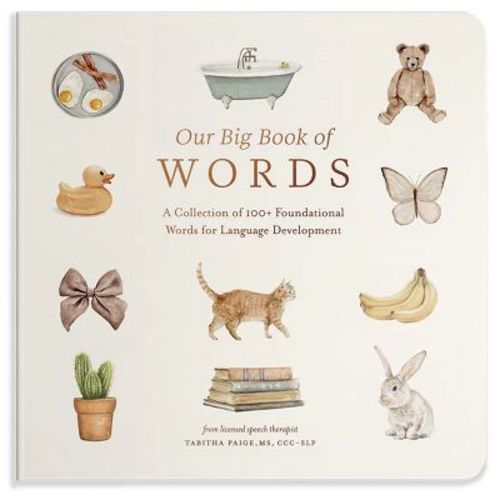 Our Big Book of First Words - (Our Little Adventures) by Tabitha Paige (Board Book)