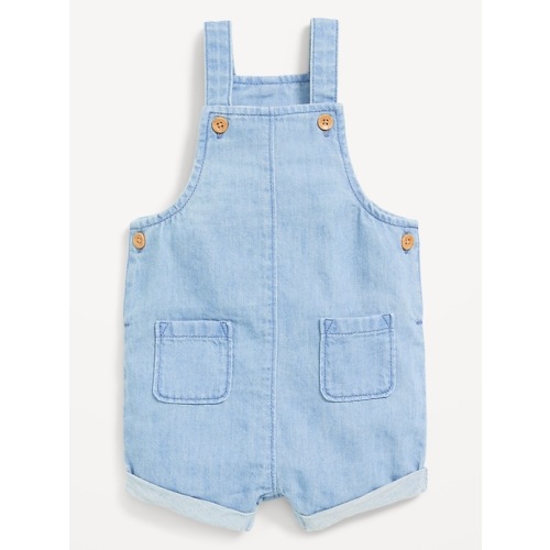 Pocket Jean Shortalls for Baby