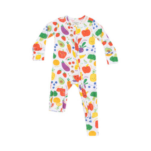 2 Way Zipper Footie - Eat The Rainbow – Angel Dear *6-9mos