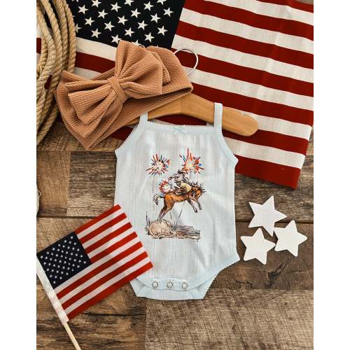 Cody Freedom –Light Blue Infant Pointelle Onesie/Toddler/Youth Tank – theFRINGEDpineapple