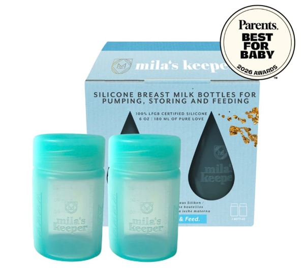 Silicone Breast Milk Storage Bottles