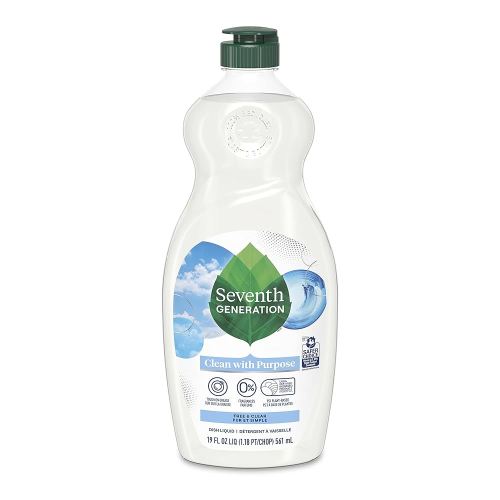 Seventh Generation Dish Liquid Soap Free & Clear liquid soap Dishwashing Soap Dish Soap for sensitive skin 19 oz