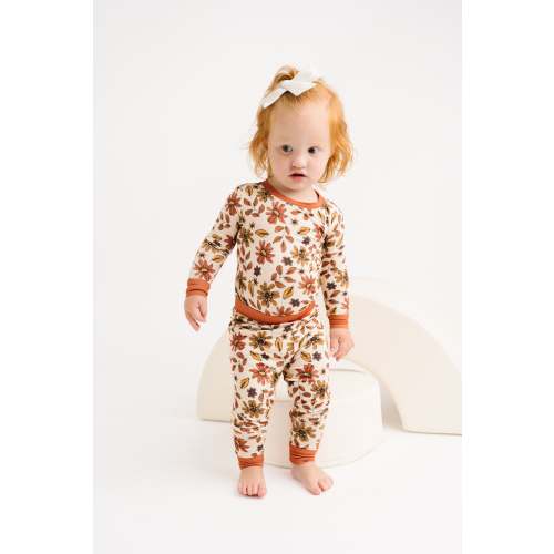 Cozy Fall Floral Bamboo Set