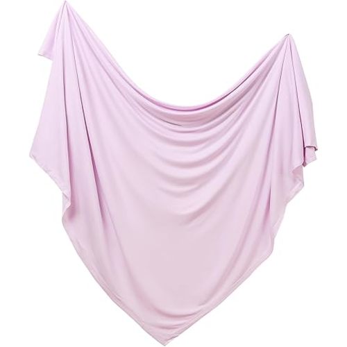 Supersoft Swaddle Blanket, Premium Bamboo Viscose Baby swaddling Blankets for Newborns, Lightweight & Breathable Swaddle Blankets for Boys and Girls, 47” x 47”, Neutral Baby Essentials