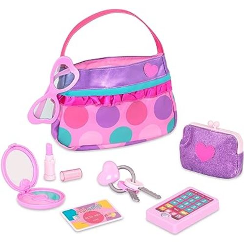 Battat- Play Circle- Makeup & Beauty Set – Dress Up Fashion Accessories – Pretend Play- Toys For Kids- Princess Purse Set- 3 years +