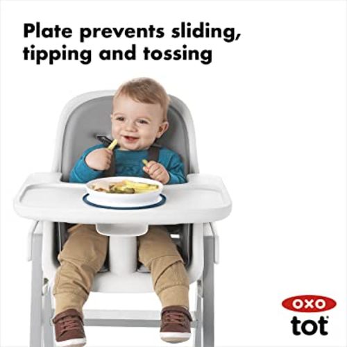 OXO Tot Stick & Stay Suction Plate, Navy