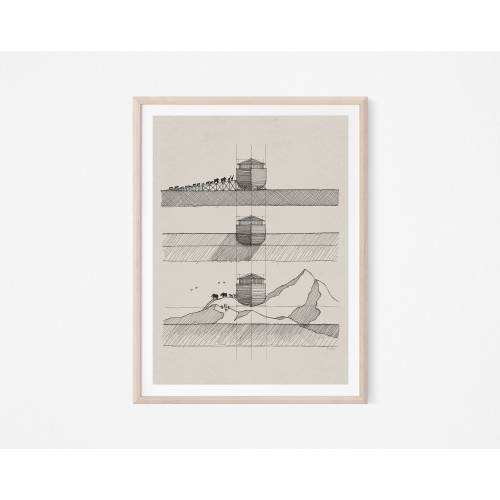 Noah&#39;s Ark Bible Art, DIGITAL PRINT, Bible Art, WALL Art, Noah, Nautical, Boat Art, Ship Poster, Bible Poster, Art Poster, Bible Print, Noah