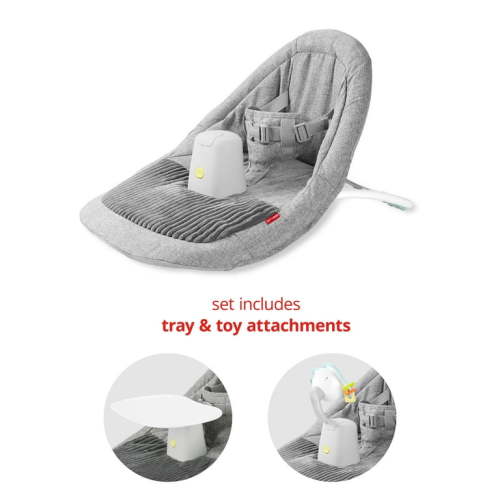 Skip Hop Baby Ergonomic Activity Floor Seat for Upright Sitting Lightweight and Travel-Friendly Silver Lining Cloud Grey Age 0+