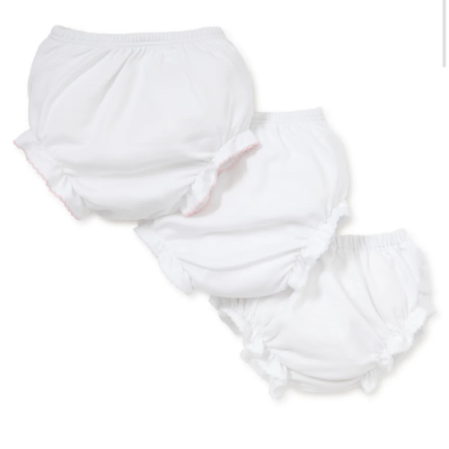 White Kissy Basics Diaper Cover Set (0-3 months)