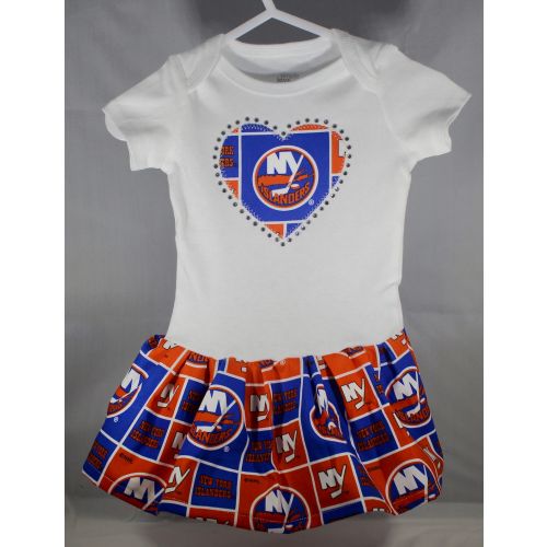 NY Islanders Inspired Infant Dress