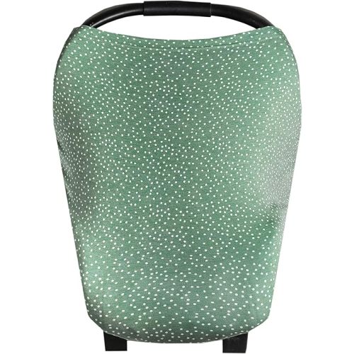 Copper Pearl Multi-Use Cover: Car Seat Covers, Nursing Cover, and Stroller Cover for Sun - Stretchy Fabric, All-Season Use, Stylish Designs, Easy Access for Moms - Juniper