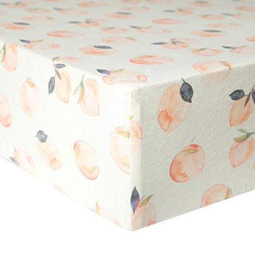 Premium Knit Baby Crib Sheets for Boys and Girls by Copper Pearl: Breathable and Soft, Fitted Crib Sheets for Standard Baby Mattresses, Crib Sheet for Baby Registry or Shower Gift, Caroline
