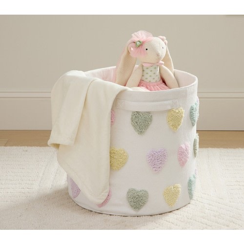 Embroidered Hearts Toy Dump