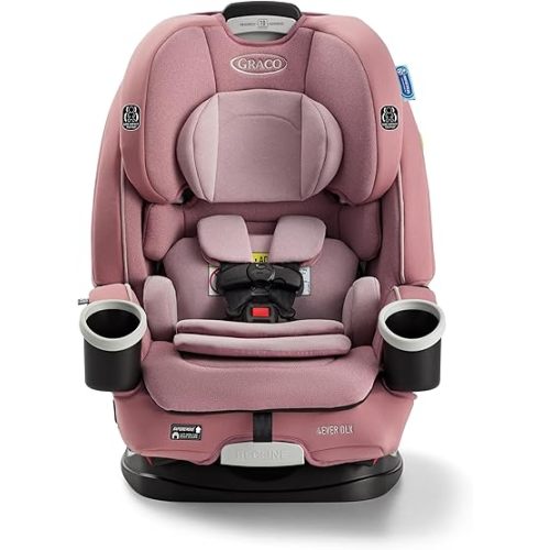 Graco 4Ever DLX 4-in-1 Car Seat, Maven | Infant to Toddler Car Seat, with 10 Years of Use | Rear-Facing, Forward-Facing and Booster Modes | Safe, Comfortable and Convenient