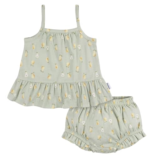 Gerber Baby Girls' Sleeveless Tunic Top and Diaper Cover Set
