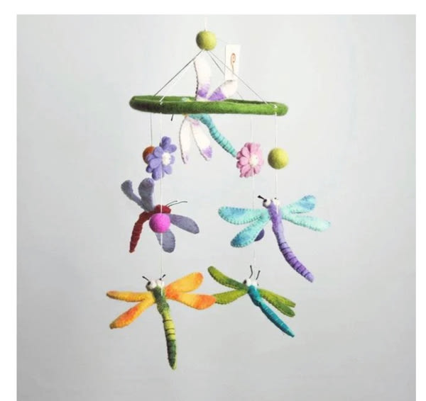 Felted Wool Mobiles from The Winding Road