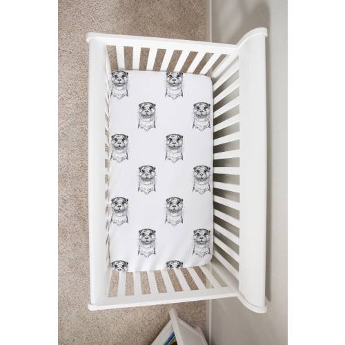 Otter Crib Sheet, Animal Baby Changing Table Cover, Boy Girl Baby Bedding Sheet, Animal Newborn Baby Shower Gift