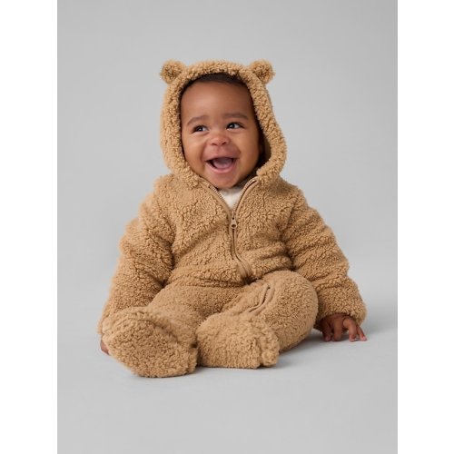 Baby Sherpa Hoodie One-Piece