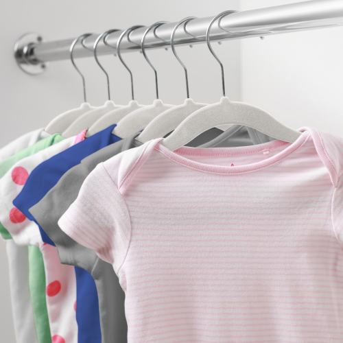 50 Velvet 11" Baby Hangers by Casafield