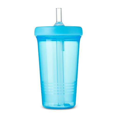 Parent's Choice Easy Sip Straw Cup, 9 fl oz, 1 Count, 6 Months+, Blue, Unisex