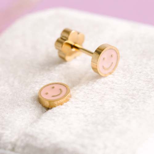 Tiny Pink Smiley