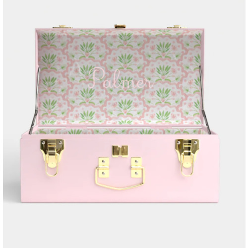 Personalized Mini Classic Trunk - Pink | Petite Keep