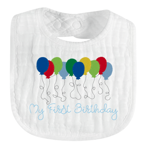 Victoria Milton- White Muslin Bib – AHA Designs