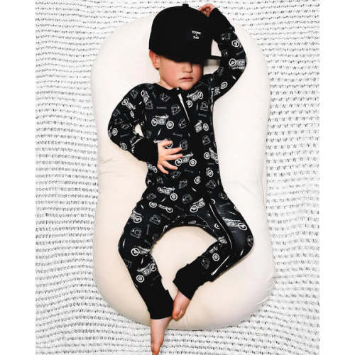 Baby motorcycle print Jumpsuit