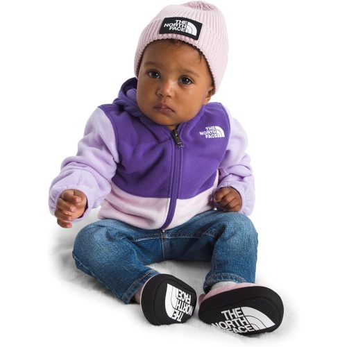 THE NORTH FACE Baby Glacier Full Zip Hoodie | Polar Fleece Jacket With Fold-over Mitts, Zipper Chin Guard & Set-in Sleeves