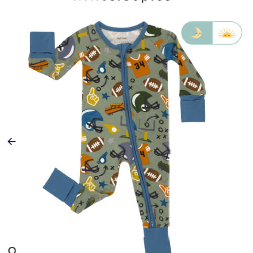 Touchdown Time Zippy - Little Sleepies