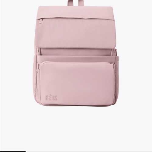 BÉIS 'The Ultimate Diaper Backpack' in Atlas Pink - Best Pink Backpack Diaper Bag