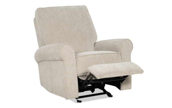 Harbor Beige Auto Gliding Power Recliner with USB & USB-C Ports