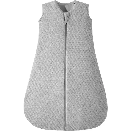 Yoofoss Baby Sleep Sack 0-6 Months TOG 2.5 Winter Baby Wearable Blanket, 100% Organic Cotton Infant Sleeping Sack 2-Way Zipper Warm Quilted Sleep Sack
