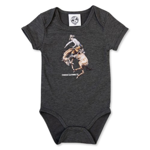 Cowkid Classic Bronc Onesie – Cowkid Clothing Company