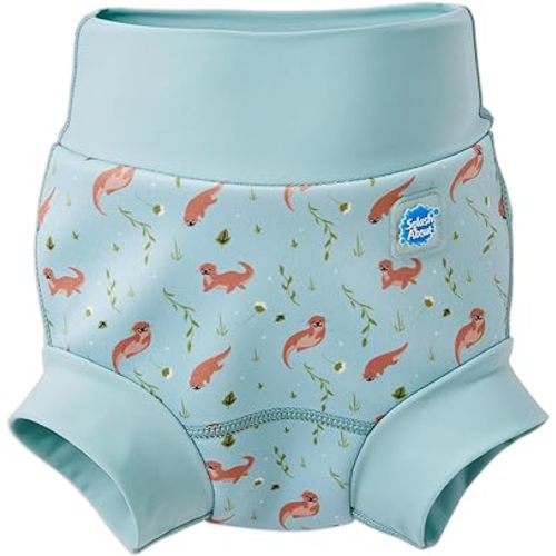 Splash About Happy Nappy Reusable Swim Diaper, Playful Otters, 3-6 Months