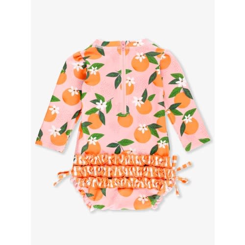Long Sleeve One Piece Rash Guard | RuffleButts & RuggedButts