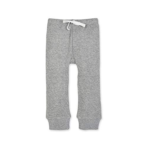 Burt's Bees Baby Knit Jogger Pants - Quilted Heather Grey