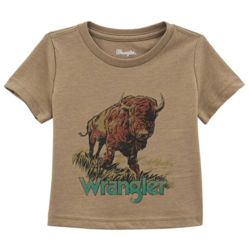 Wrangler Infant Boys' Buffalo Logo Short Sleeve Graphic T-Shirt | Boot Barn