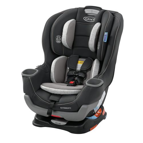 Graco Extend2Fit Convertible Baby Car Seat, Rear and Forward Facing, Adjustable Extension Panel for Extra Legroom, Redmond
