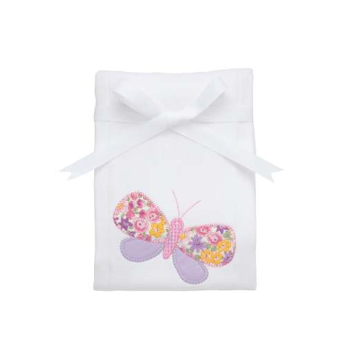 Butterfly Applique Burp