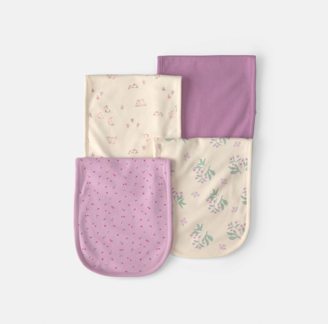 Baby Carter's 4-Pack Burp Cloths