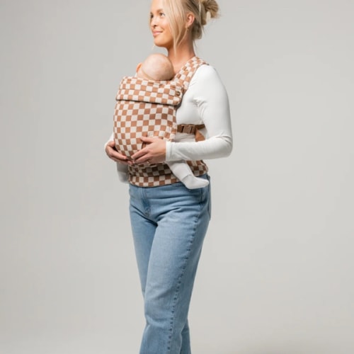 The Monarch Carrier - Mocha Check – Mabē