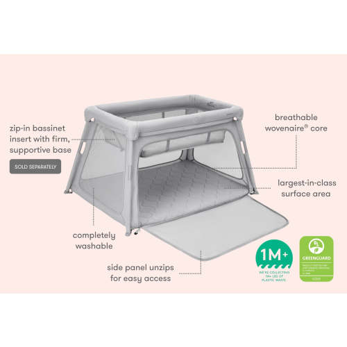 Travel Crib & Play Yard - Breathable & Washable