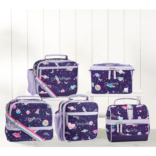 Mackenzie Rainbow Heart Galaxy Glow-in-the-Dark Lunch Boxes
