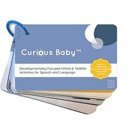 Curious Baby™ Speech & Language Development Cards (0–36 Months) | 26+ Research-Based Activities for Babies & Toddlers