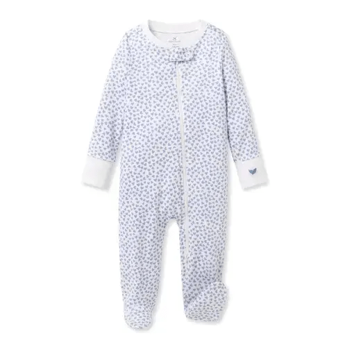 Baby's Pima Romper in Bluehearts