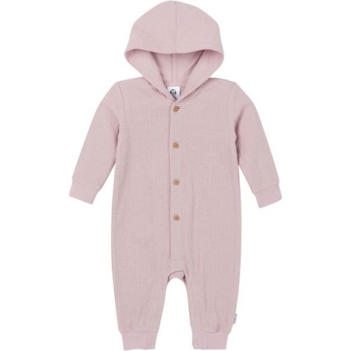 Gerber Baby Girls' Pink Hooded Romper, Pink, 6-9 Months